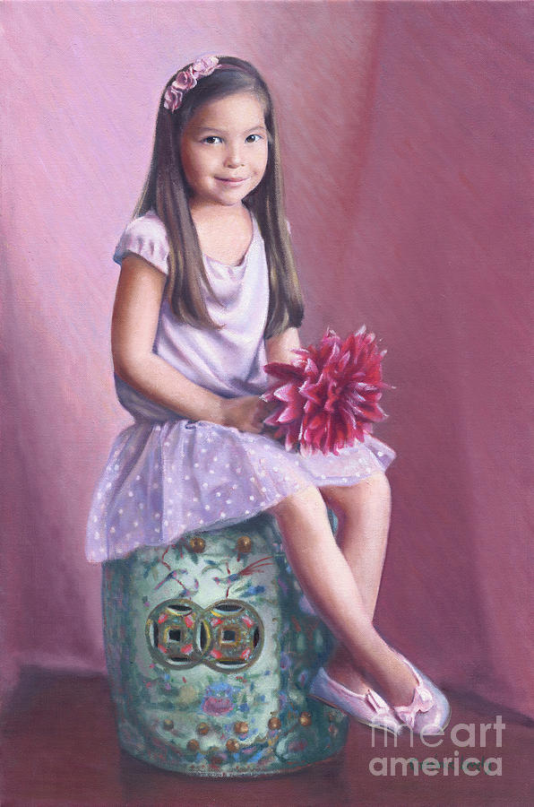 Flowers Still Life Painting - Hana by Candace Lovely