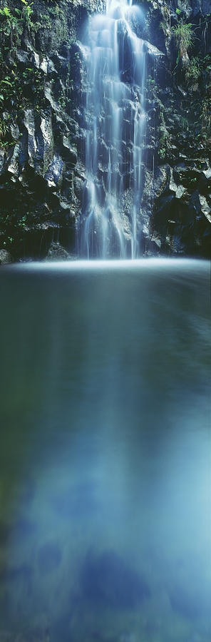 Hana, Cascading waterfall Photograph by Carl Shaneff - Printscapes
