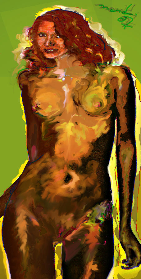 Nude Painting - Hana by Noredin Morgan