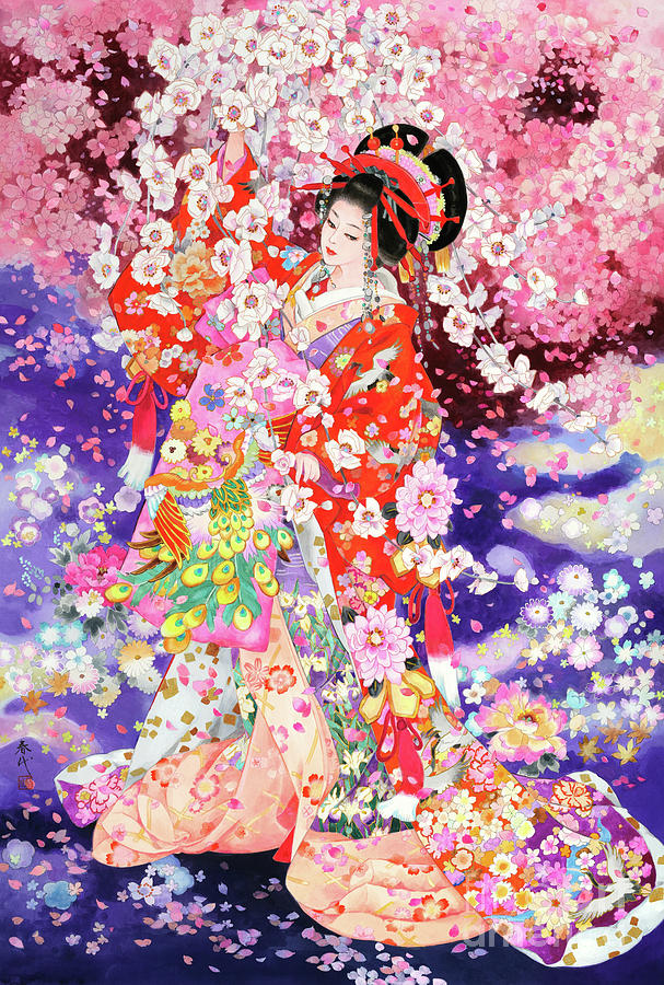Hanafubuki Painting by MGL Meiklejohn Graphics Licensing