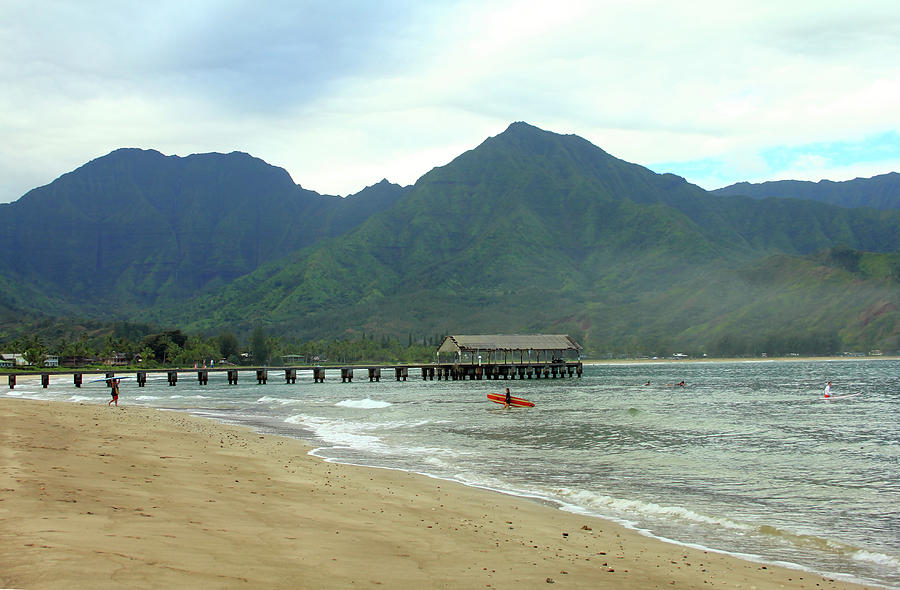 Landscape Photograph - Hanalei Bay II by Mary Haber