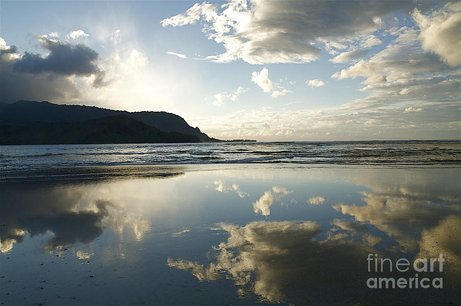 Hanalei Bay Sunset Photograph by Kicka Witte - Printscapes