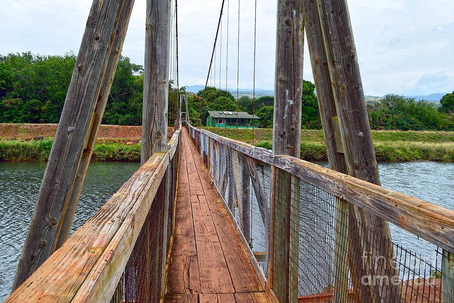 Hanapepe Swinging Bridge Photograph by Catherine Sherman
