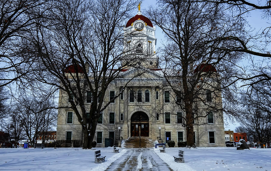 Hancock County Courthouse Photograph by Bob Bell