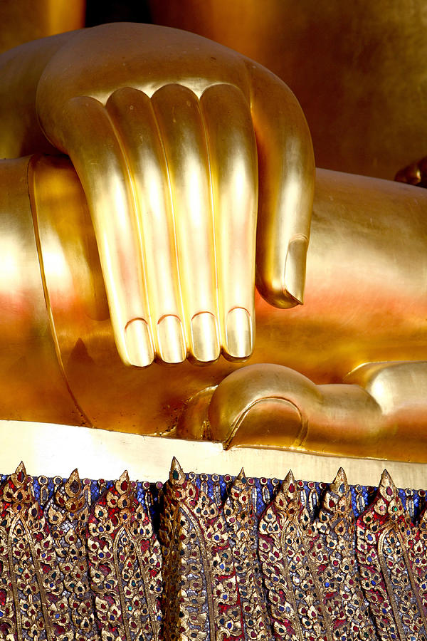 Hand buddha in temple of thailand Photograph by Taweesak Boonwirut ...