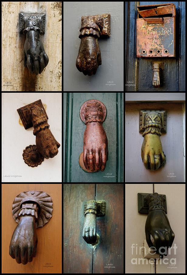 Hand Door Knockers Photograph by Lainie Wrightson