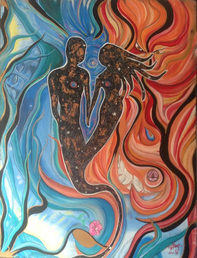 Hand In Hand Forever Painting by Tracy McDurmon