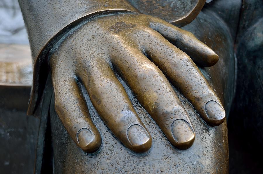 Hand of Karl Marx Photograph by Steven Richman