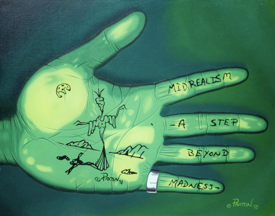 Hand Print Painting by Paxton Mobley