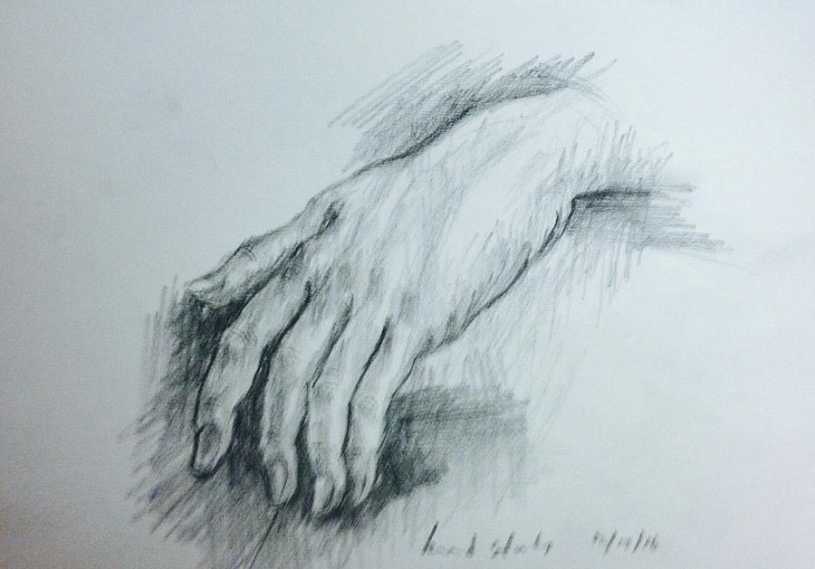 Hand study 121716 Drawing by Hae Kim