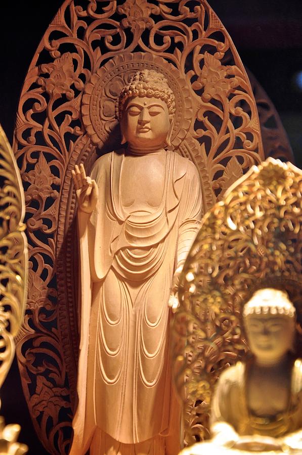 Handcarved Buddha Photograph by Matt MacMillan