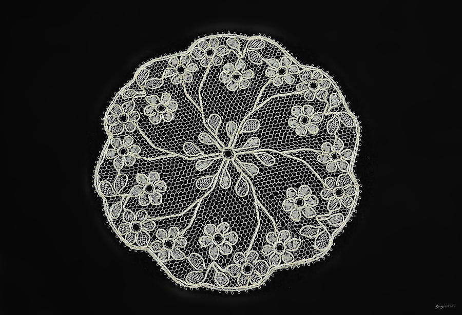 Handmade Lace - Finished Piece 002 Photograph by George Bostian