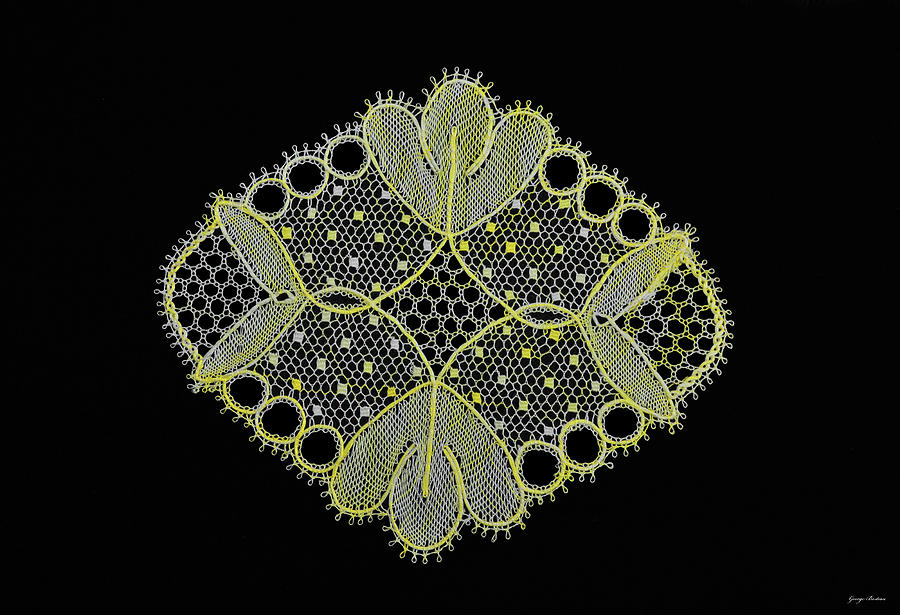 Handmade Lace - Finished Piece 003 Photograph by George Bostian