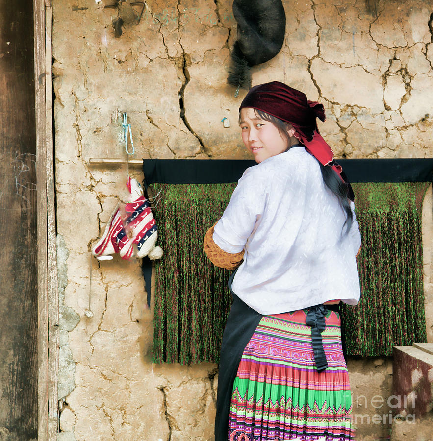 Handmade Vietnamese Woman  Photograph by Chuck Kuhn