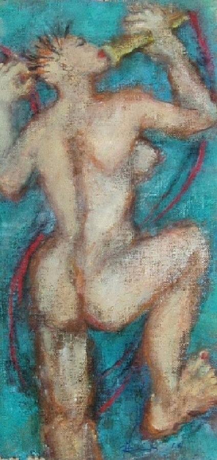 Nude Painting - Not Just a Pretty Girl 4 by Rene Hinds