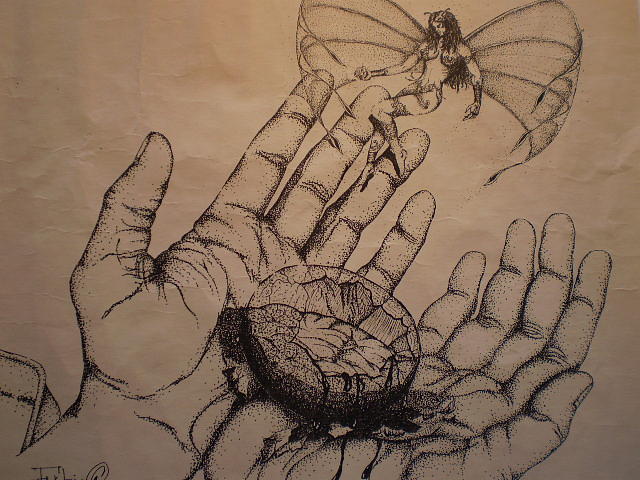 Hands Painting by Fabio Cedeno