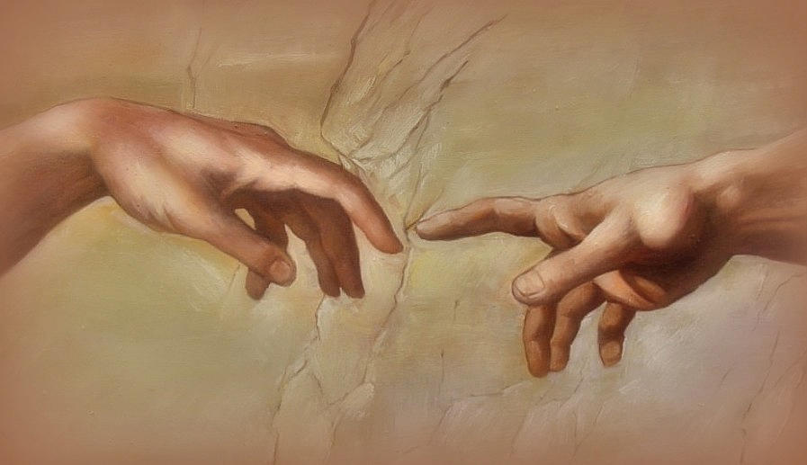 Hands - From the Sistine Chapel Photograph by Lori Seaman