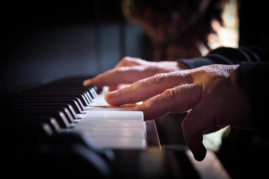 Hands playing keyboard Photograph by Nicky Meyer - Fine Art America