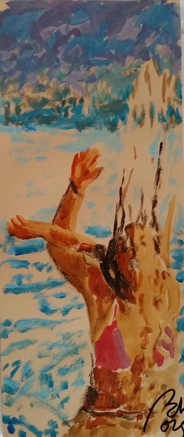 Hands up sketch IV Painting by Bachmors Artist