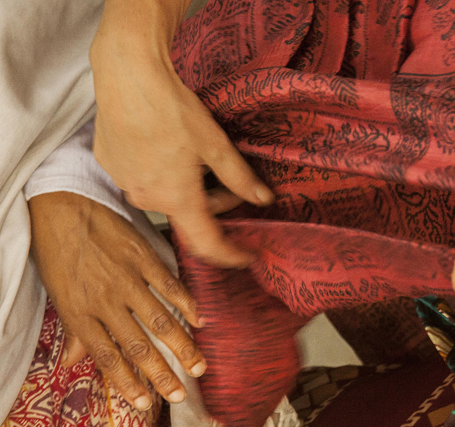 Hands working cloth - Tanzania Photograph by Michael Havice | Fine Art ...