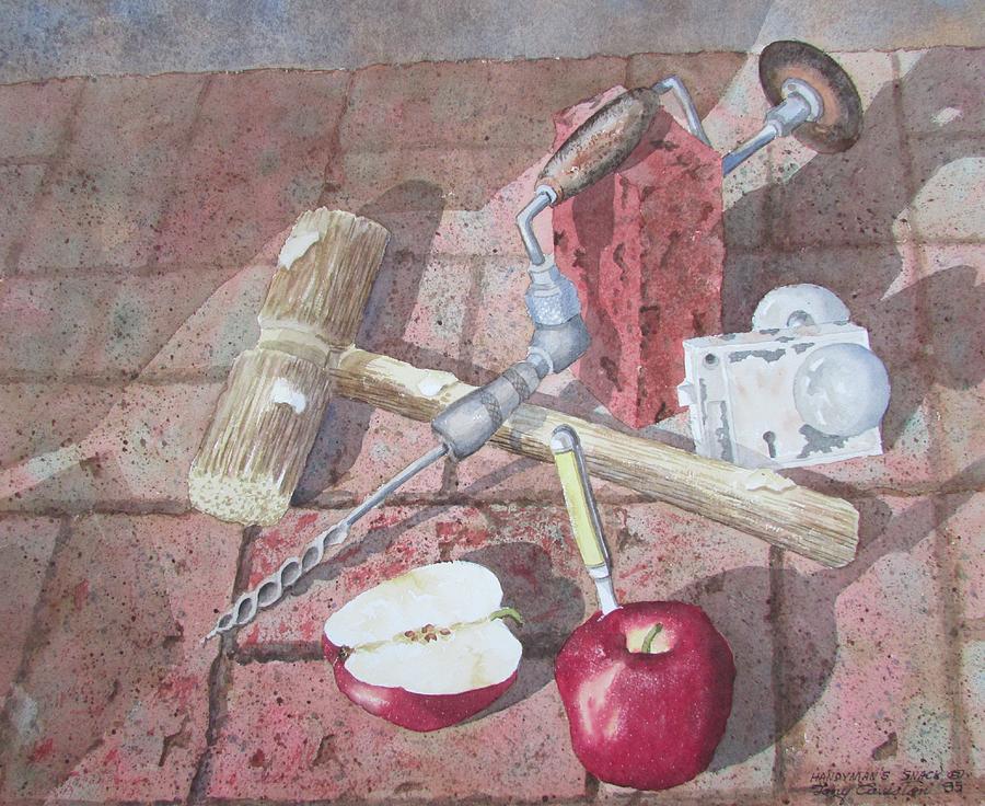 Handymans Snack II Painting by Tony Caviston