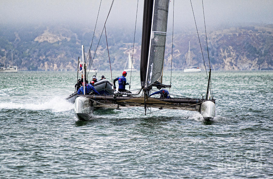 Hang On Americas Cup 34 Photograph by Chuck Kuhn