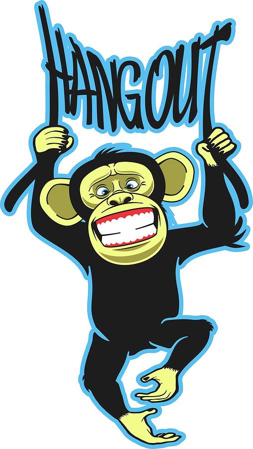 Hang Out Chimp Digital Art by Fx Ferdy - Pixels