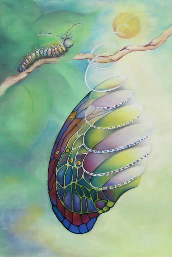 Hangin by a Thread Pastel by Tracey Levine