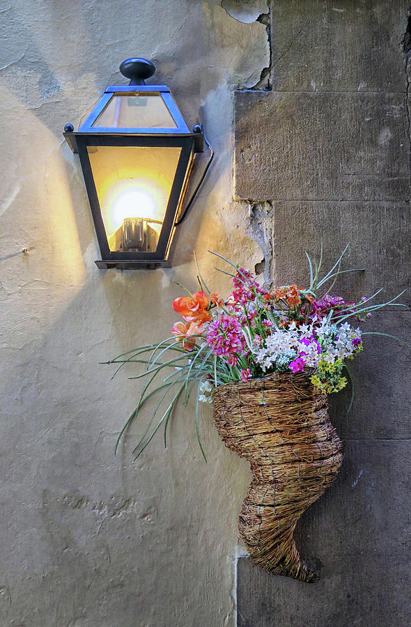 Hanging Bouquet in Florence Photograph by Dave Mills