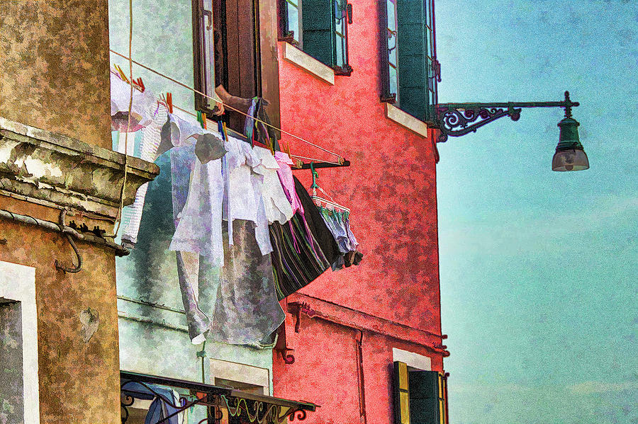 Architecture Photograph - Hanging Out to Dry by Lisa Lemmons-Powers