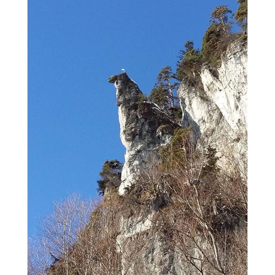Winter Photograph - Hanging Rock --
rock Formation by Heinz Rainer