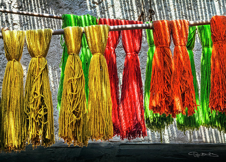 Hanging Ropes In Varied Colors Photograph by Dan Barba