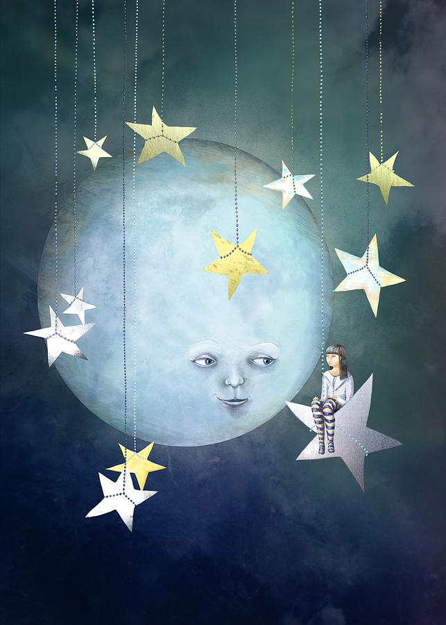 Hanging with the Stars Digital Art by Catherine Swenson
