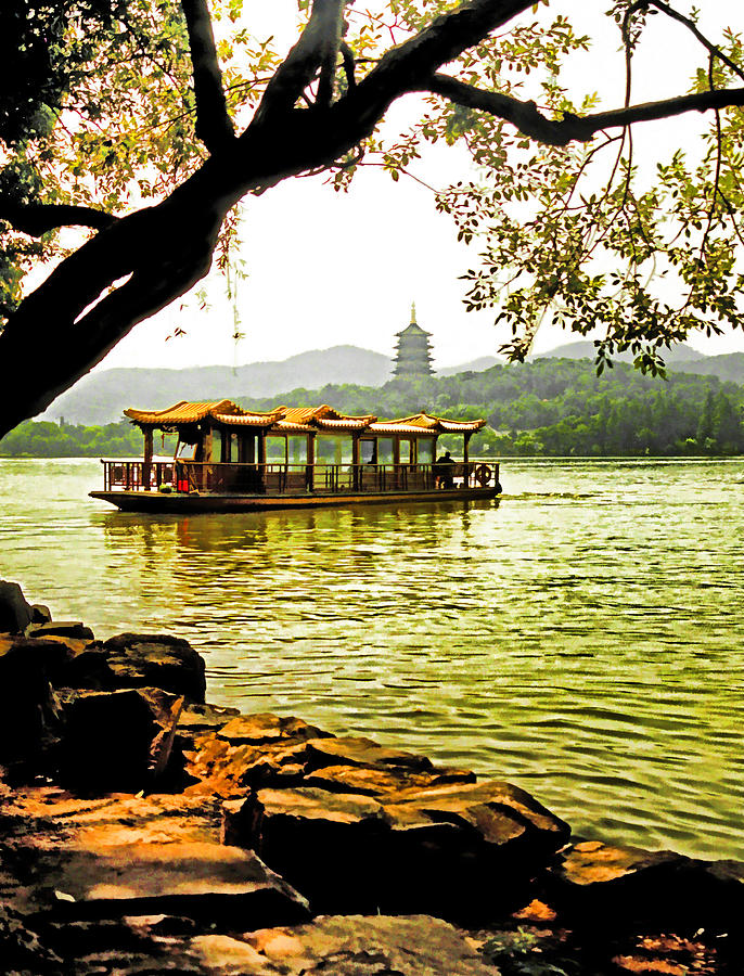 Hangzhous West Lake  Photograph by Dennis Cox