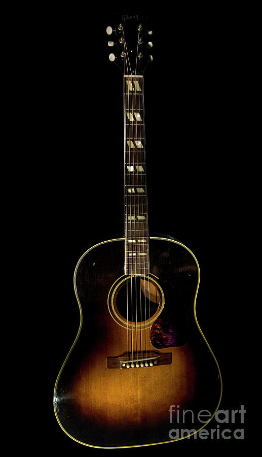 Hank Williams 1951 Gibson Southern Jumbo Guitar Photograph by David Oppenheimer