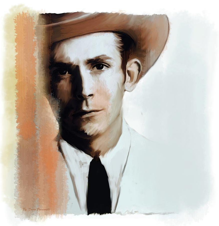 Hank Williams FAITHS FIRE Painting by Iconic Images Art Gallery David Pucciarelli
