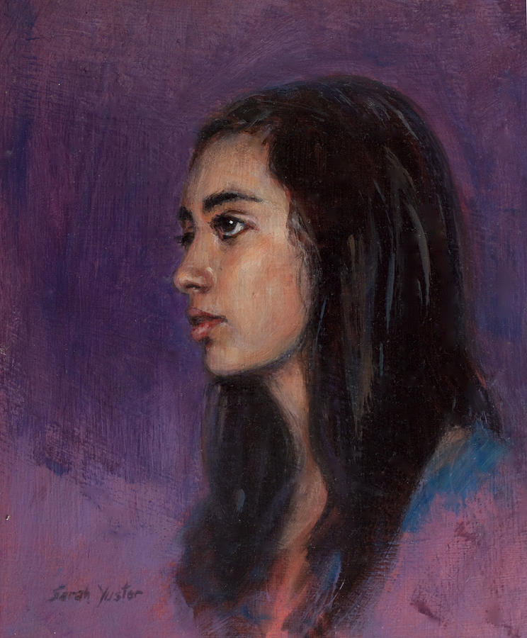 Hannah B. Painting By Sarah Yuster