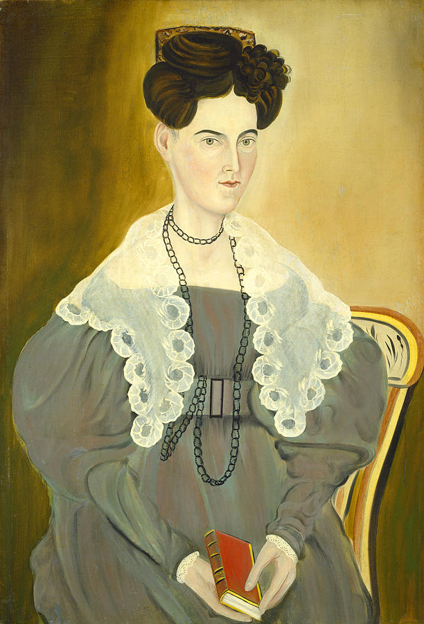 Hannah Fisher Stedman Painting by Asahel Powers