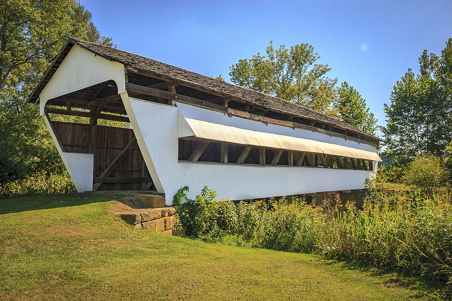Hannaway Covered Bridge Photograph by Jack R Perry