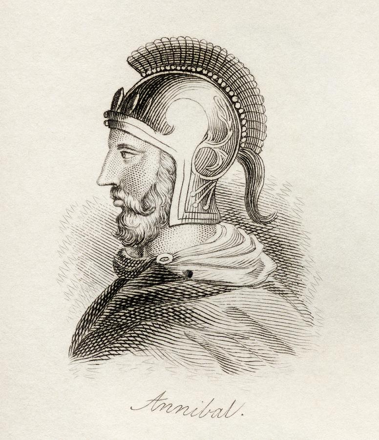 Hannibal The Great, 247 Bc Ca.183 Bc Drawing by Vintage Design