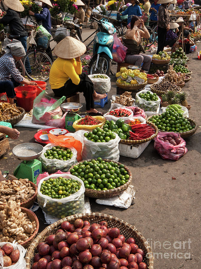 Hanoi Market 01  Photograph by Rick Piper Photography