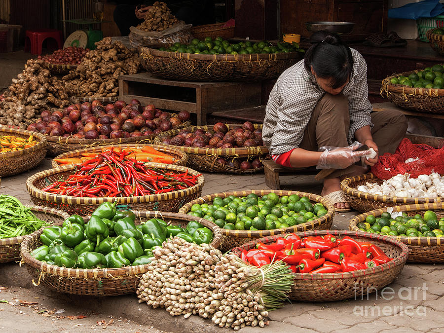 Hanoi Market 03  Photograph by Rick Piper Photography