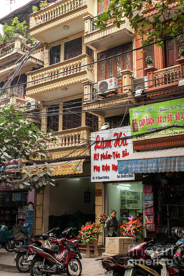 Hanoi Shophouses 03  Photograph by Rick Piper Photography