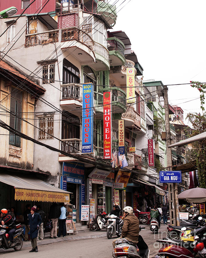 Hanoi Shophouses 04  Photograph by Rick Piper Photography