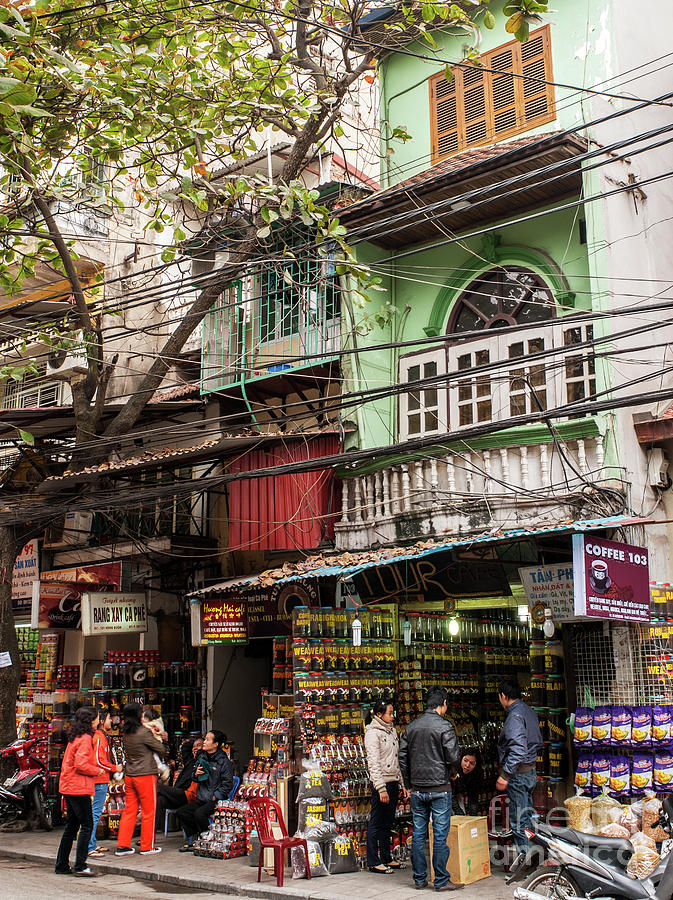 Hanoi Shophouses 05  Photograph by Rick Piper Photography