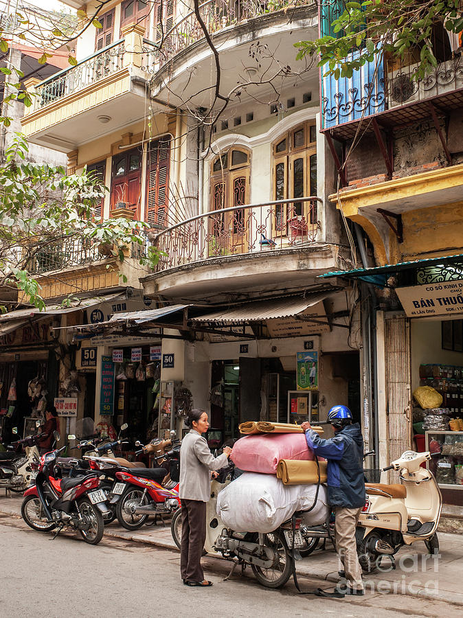 Hanoi Shophouses 06  Photograph by Rick Piper Photography