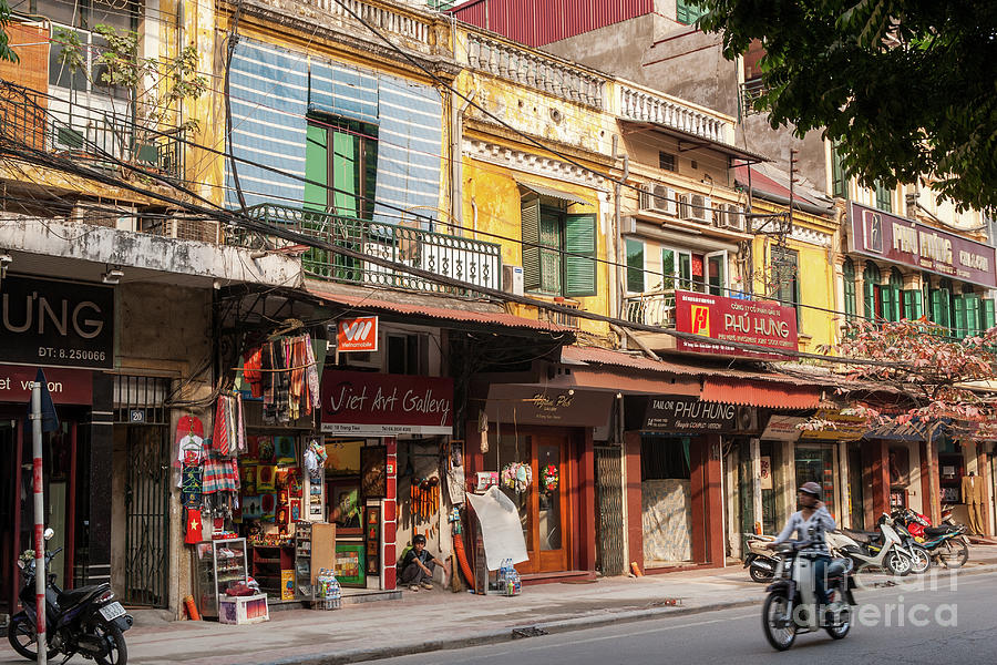 Hanoi Shophouses 08  Photograph by Rick Piper Photography