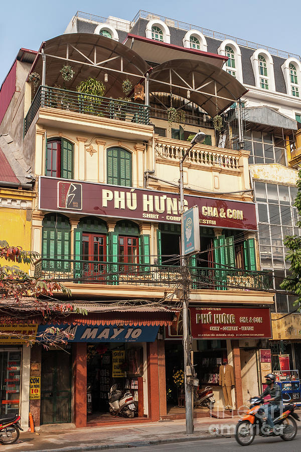 Hanoi Shophouses 09  Photograph by Rick Piper Photography