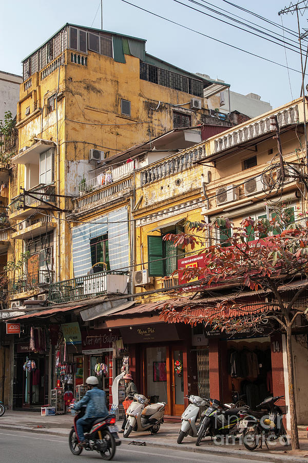 Hanoi Shophouses 10  Photograph by Rick Piper Photography