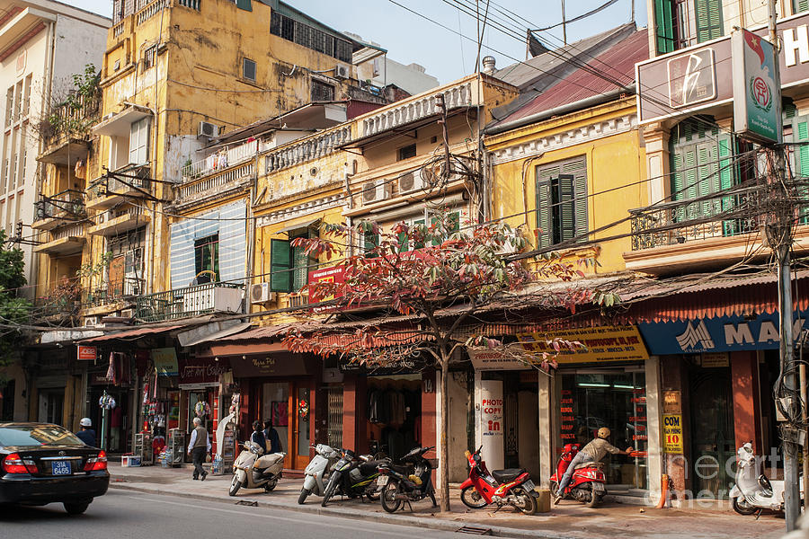 Hanoi Shophouses 11  Photograph by Rick Piper Photography